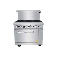 Atosa 6 Burner Range NG - Image 2