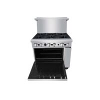 Atosa 6 Burner Range NG - Image 4