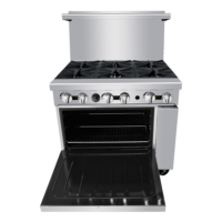 Atosa 6 Burner Range NG - Image 5