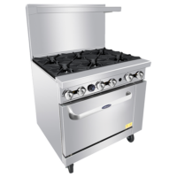 Atosa 6 Burner Range NG - Image 7