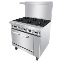 Atosa 6 Burner Range NG - Image 9